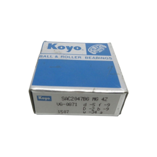 KOYO SAC2047BGMG4ZVG-0871 NSFS