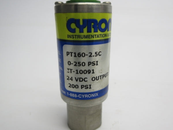 CYRONIX PT160-2.5C 24VDC 0-250PSI NSNP