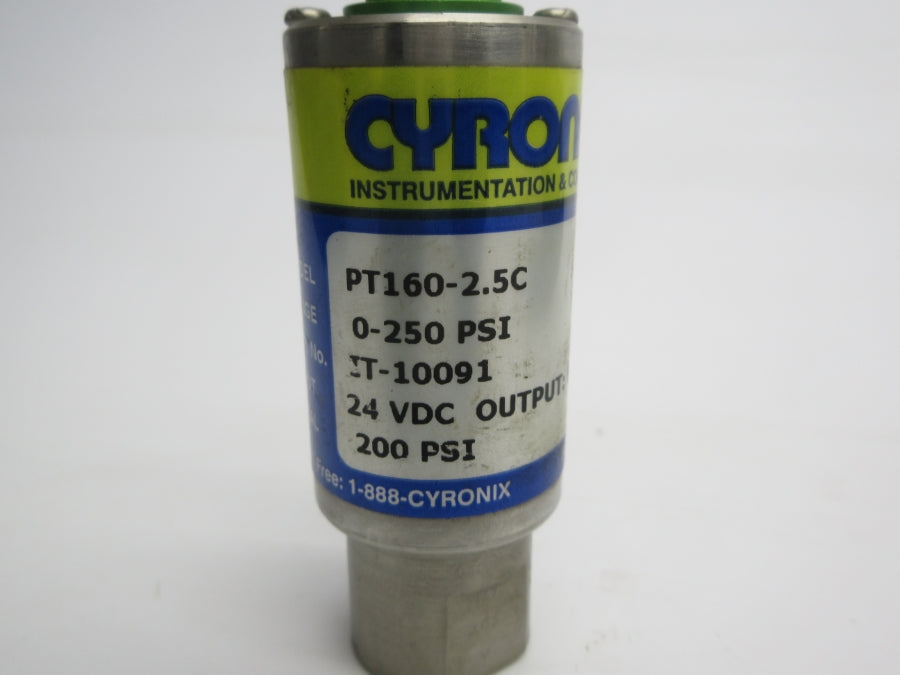 CYRONIX PT160-2.5C 24VDC 0-250PSI NSNP