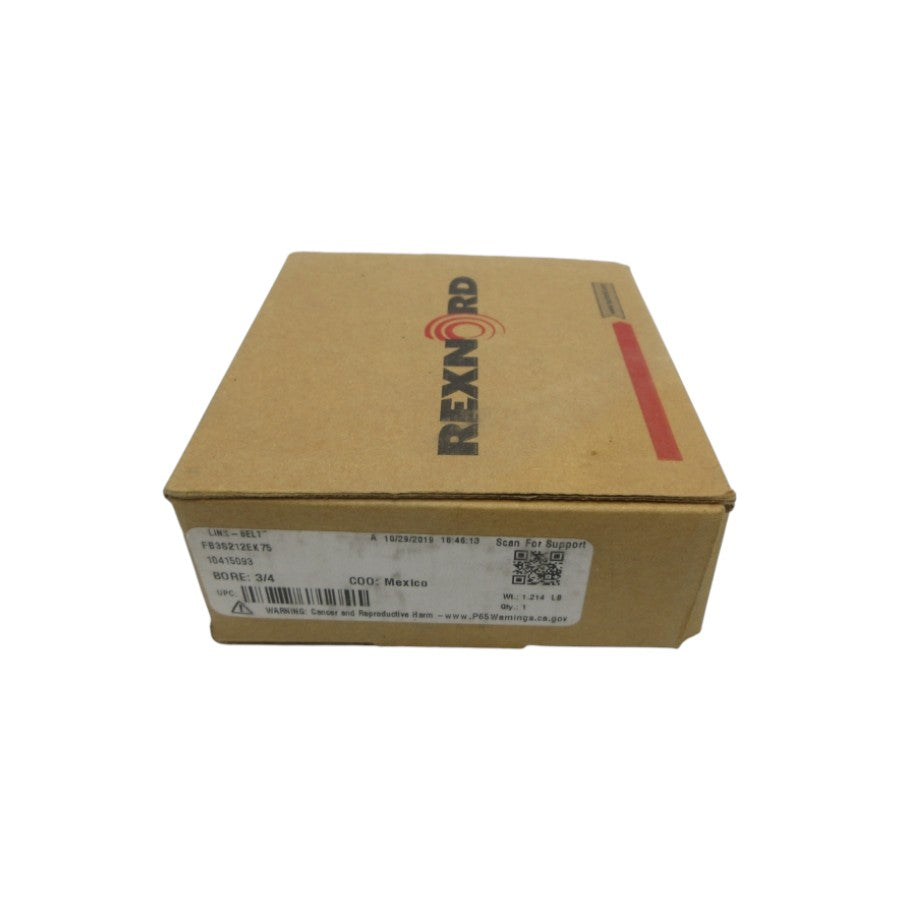 REXNORD FB3S212EK75 10415093 3/4" NSMP