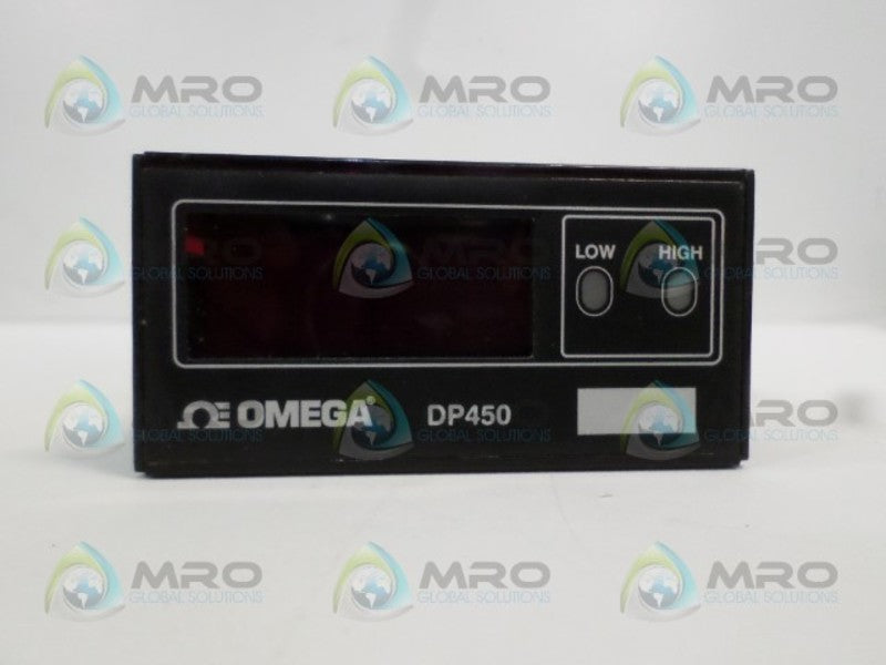 OMEGA DP450-VAC-A2 DIGITAL PANEL METER UNMP