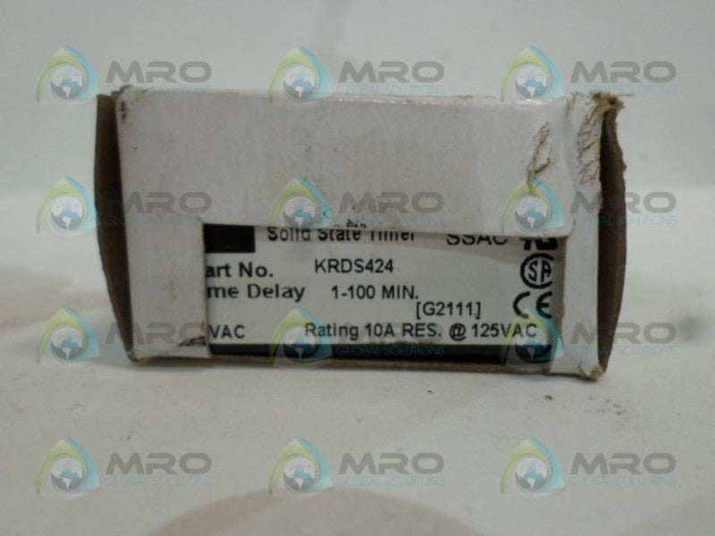 SSAC KRDS424 SOLD STATE TIMER 1-100 MIN. NSMP