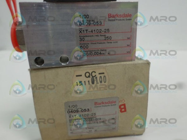 BARKSDALE X1T-4102-25 NSMP