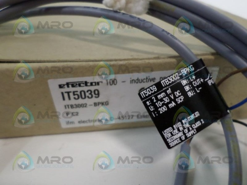 IFM EFECTOR IT5039 INDUCTIVE PROXIMITY SENSOR NSMP