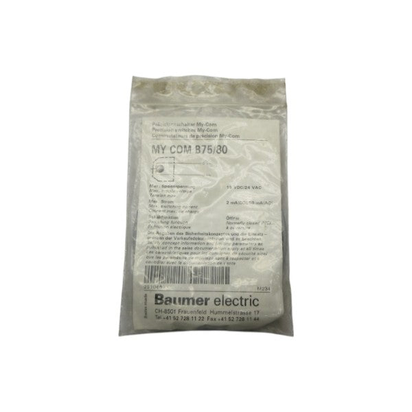 BAUMER ELECTRIC MYCOMB75/80 24VAC NSMP