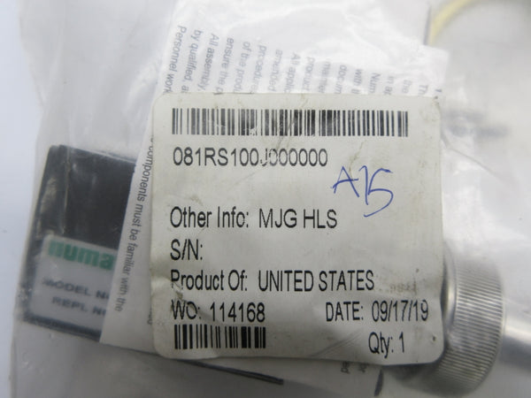 NUMATICS 081RS100J000000 NSMP