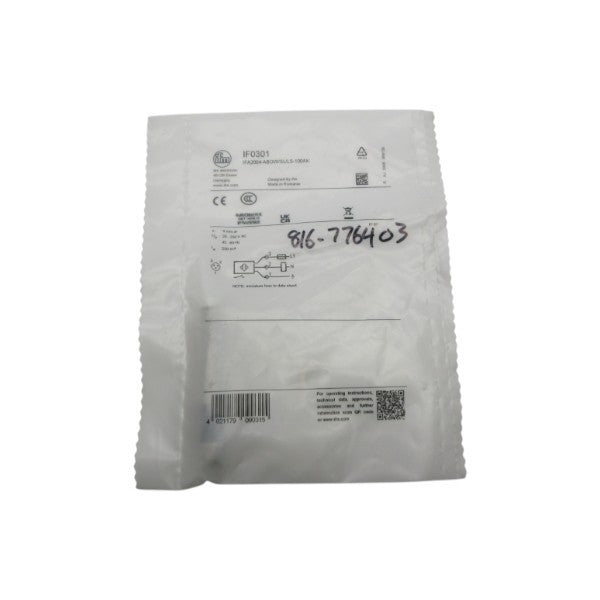 IFM EFECTOR IF0301 IFA2004-ABOW/SL/LS-100AK 20-250VAC NSMP