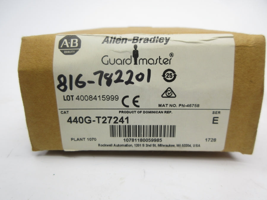ALLEN BRADLEY 440G-T27241 SER. E 24VAC/DC (BR/WH) NSMP