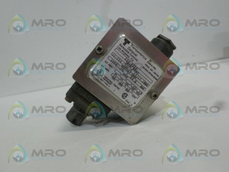 BARKSDALE E1H-R250 PRESSURE SWITCH UNMP
