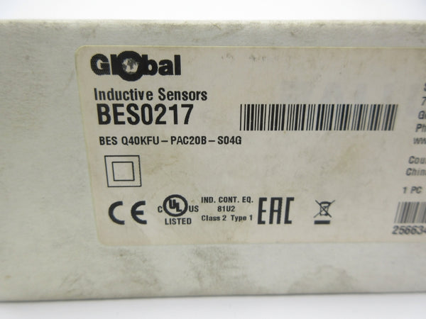BALLUFF BESQ40KFU-PAC20B-S04G BES0217 10-30VDC NSMP