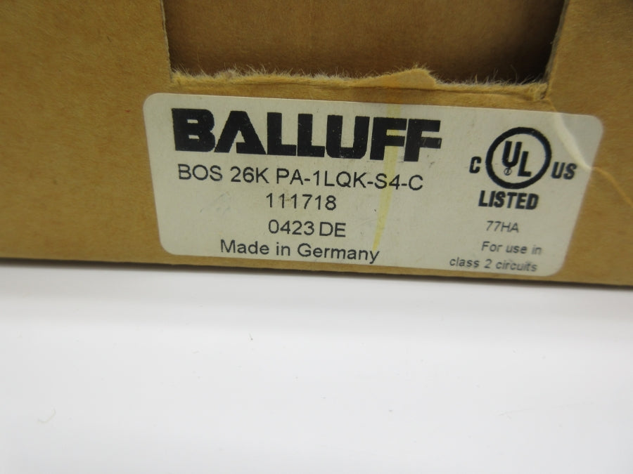 BALLUFF BOS26KPA-1LQK-S4-C 111718 10-30VDC NSMP