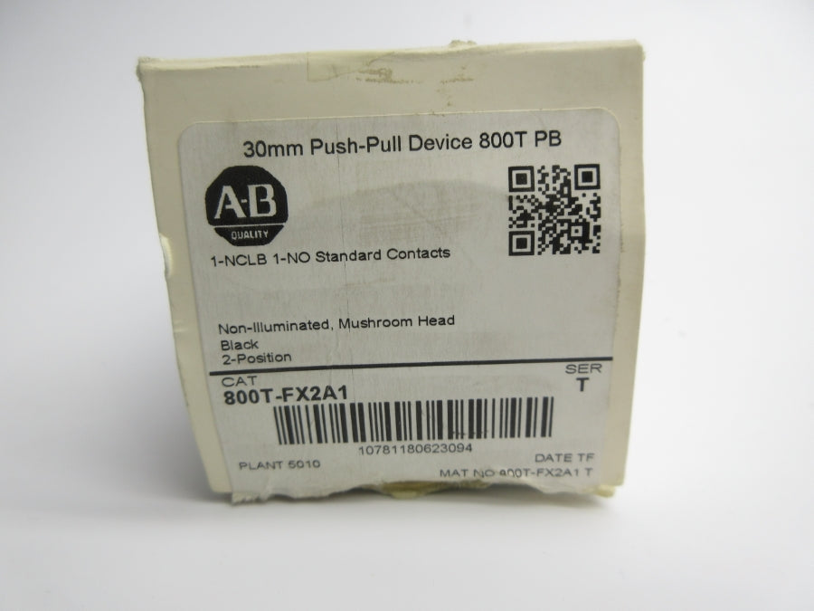 ALLEN BRADLEY 800T-FX2A1 SER. T (AS PICTURED) (WH) NSMP