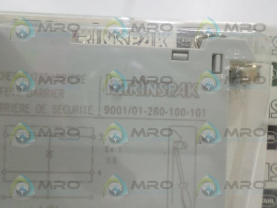 STAHL INTRINSPAK 9001/01-280-100-101 SAFETY BARRIER *NEW IN ORIGINAL PACKAGE*