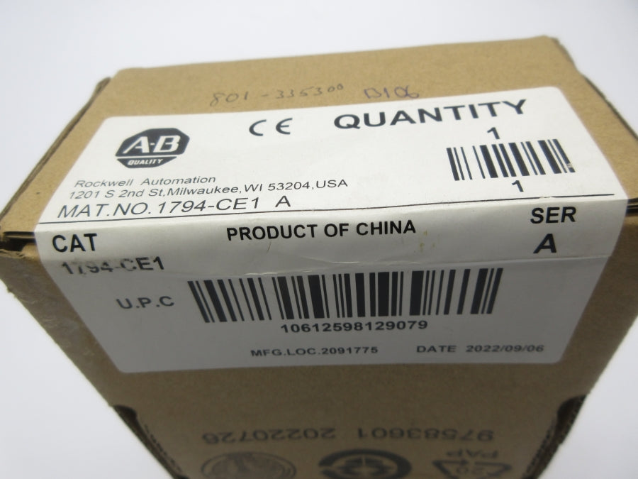 ALLEN BRADLEY 1794-CE1 SER. A DATE: 2022 NSFS