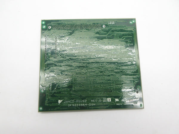 YASKAWA ELECTRIC JANCD-MSV02 DF9200664-D0N REV. D01 NSNP
