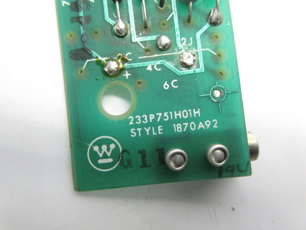 WESTINGHOUSE 233P751H01H 1870A92G11 NSNP