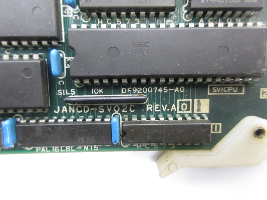 YASKAWA ELECTRIC JANCD-SV02C DF9200745-A0 REV. A01 NSNP