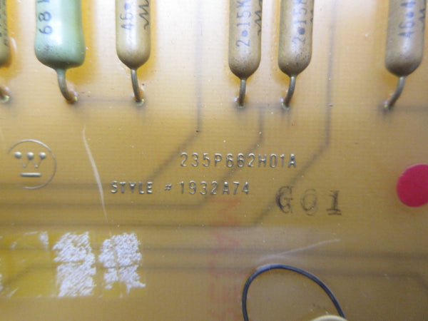 WESTINGHOUSE 235P662H01A 1932A74G01 NSNP
