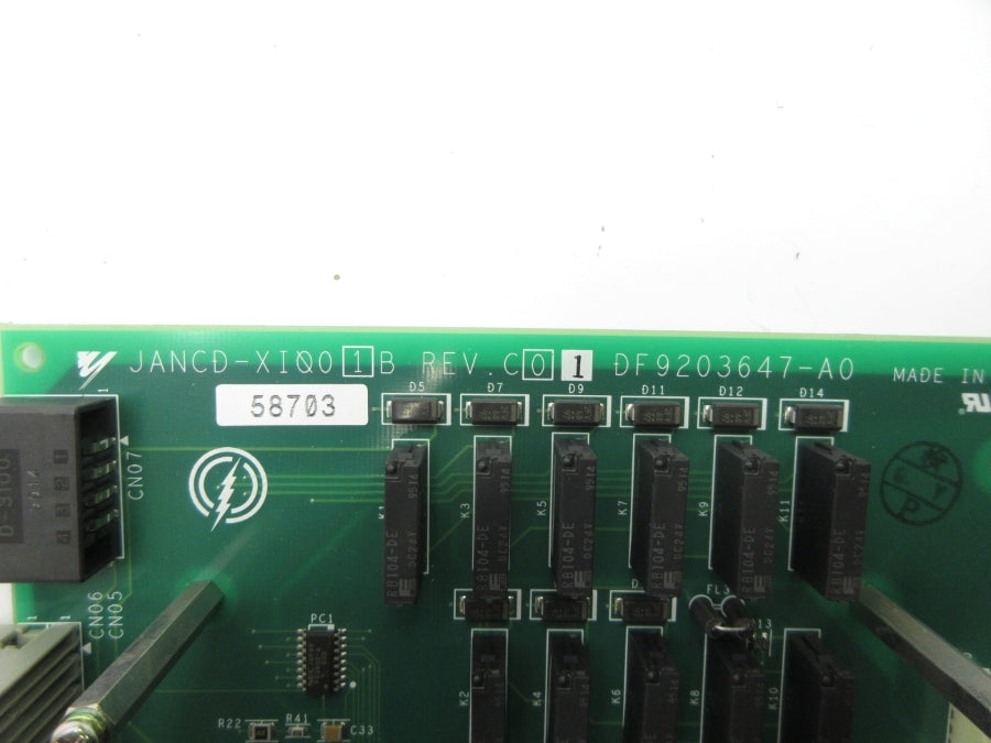 YASKAWA ELECTRIC JANCD-XIO01B DF9203647-A0 REV. C01 NSNP