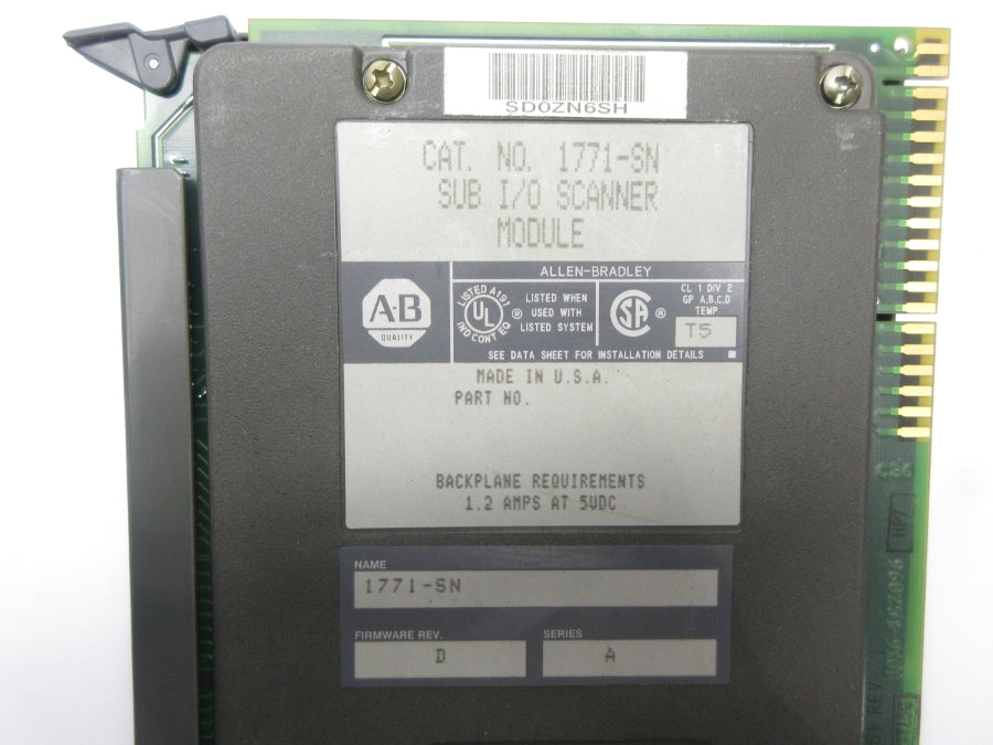 ALLEN BRADLEY 1771-SN SER. A F/W D NSNP