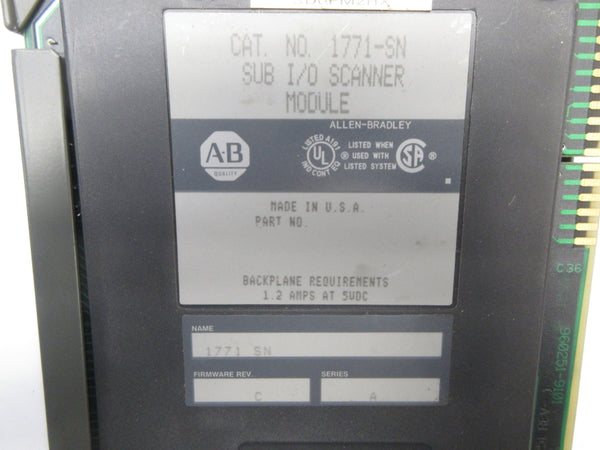 ALLEN BRADLEY 1771-SN SER. A F/W C NSNP