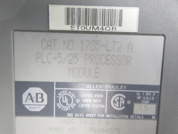ALLEN BRADLEY 1785-LT2 SER. A F/W P (NO KEY) NSNP