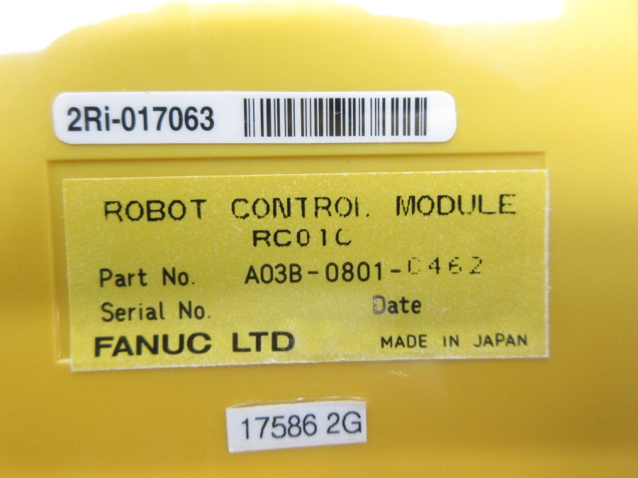 FANUC A03B-0801-C462 RC01C NSNP