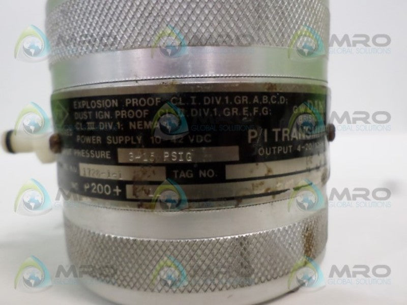 DAHL P200P11 TRANSMITTER UNMP