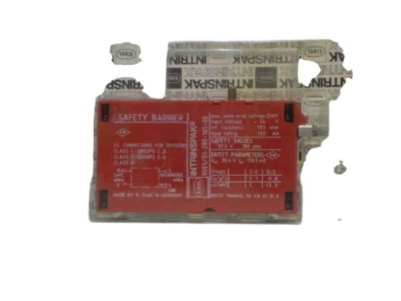 STAHL INTRINSPAK 9001/01-280-165-00 SAFETY BARRIER NSMP
