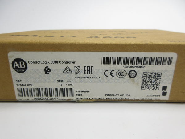 ALLEN BRADLEY 1756-L82E SER. B F/W 1.045 NSMP
