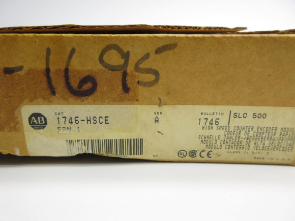 ALLEN BRADLEY 1746-HSCE SER. A 16.5-30VDC NSMP