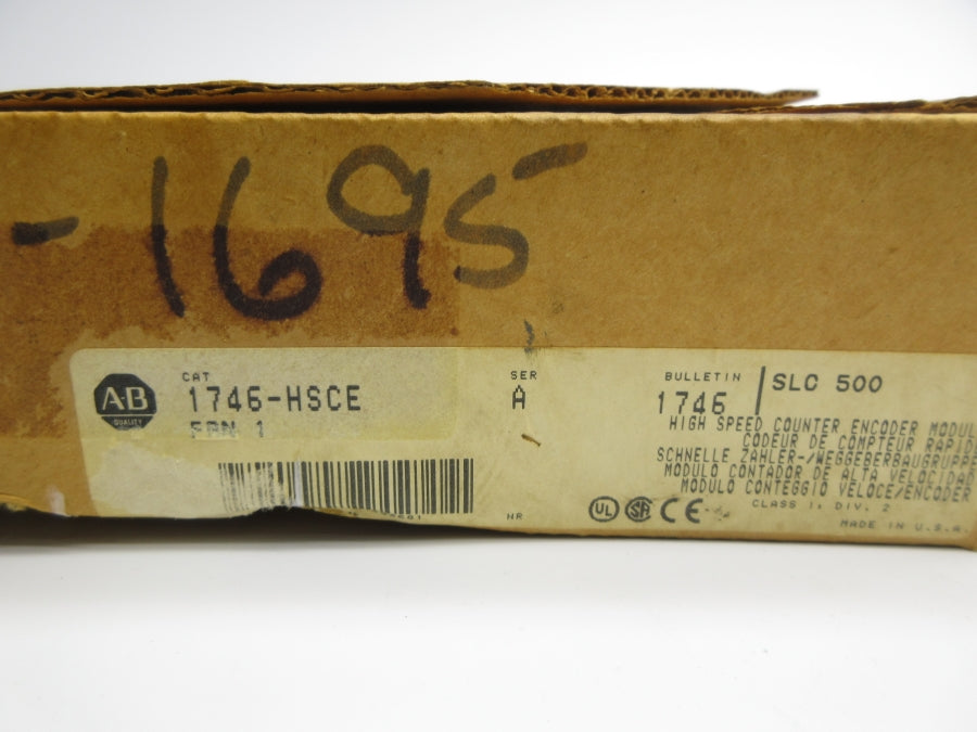 ALLEN BRADLEY 1746-HSCE SER. A 16.5-30VDC NSMP