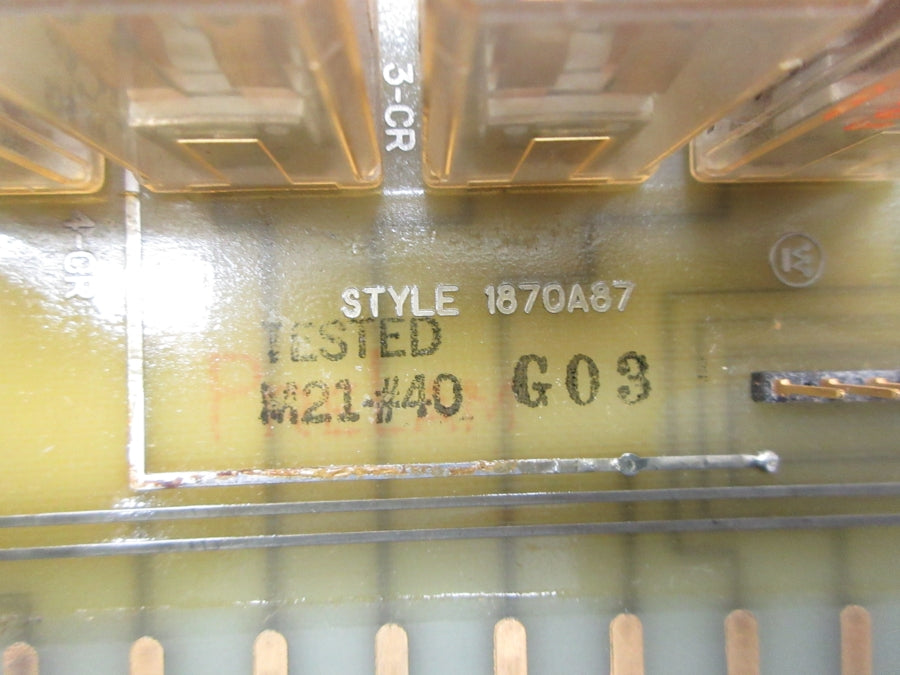 WESTINGHOUSE 1870A87G03 UNMP