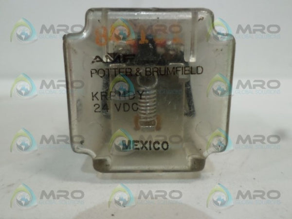 POTTER & BRUMFIELD KRP11DY RELAY 24VDC UNMP