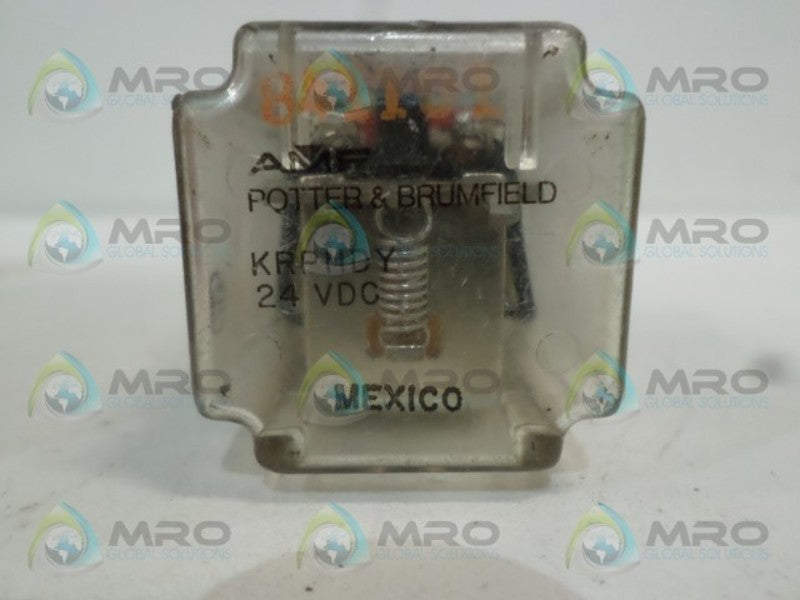 POTTER & BRUMFIELD KRP11DY RELAY 24VDC UNMP
