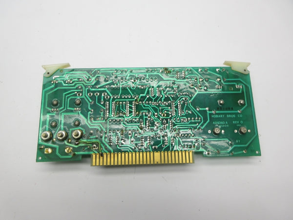 HOBART BROS 406360A REV. 0 UNMP