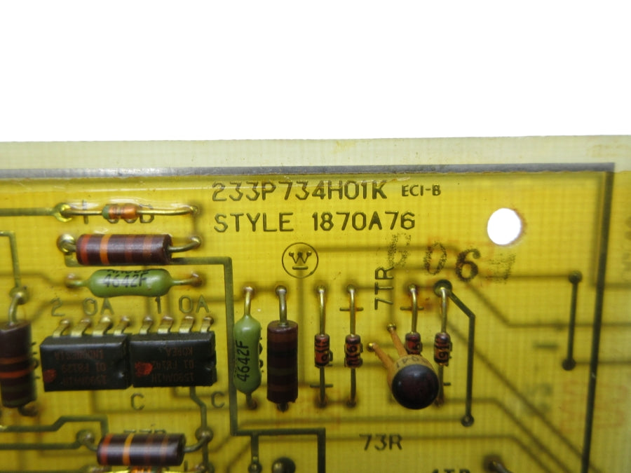 WESTINGHOUSE 233P734H01K 1870A76G06 UNMP