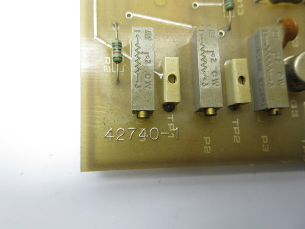 CIRCUIT BOARD 42740-1 UNMP