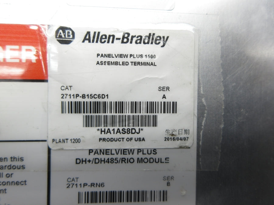 ALLEN BRADLEY 2711P-RN6 SER. B UNMP