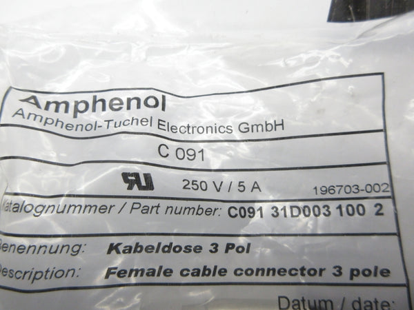 AMPHENOL C09131D0031002 NSMP