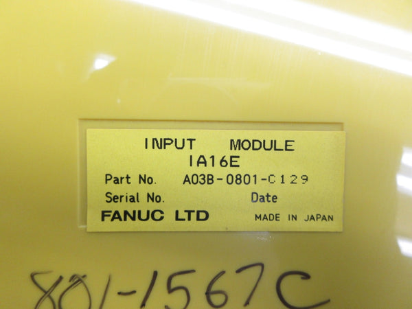 FANUC A03B-0801-C129 IA16E 120VAC UNMP