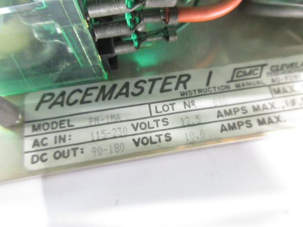 CMC PM-1MA 115-230VAC 12.5A UNMP