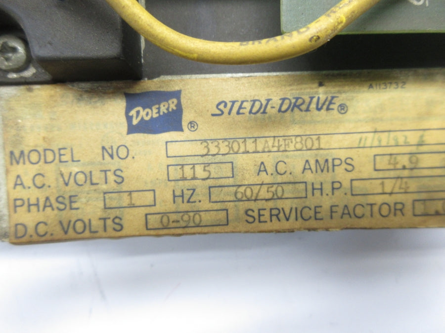 DOERR 333011A4F801 115VAC 4.9A UNMP