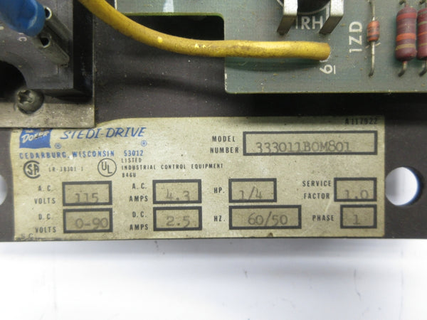 DOERR 333011BOM801 115VAC 4.3A UNMP