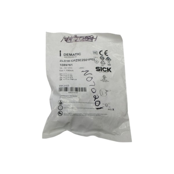 SICK ZLD18-CPZ5E2S01P02 1089761 10-30VDC NSMP