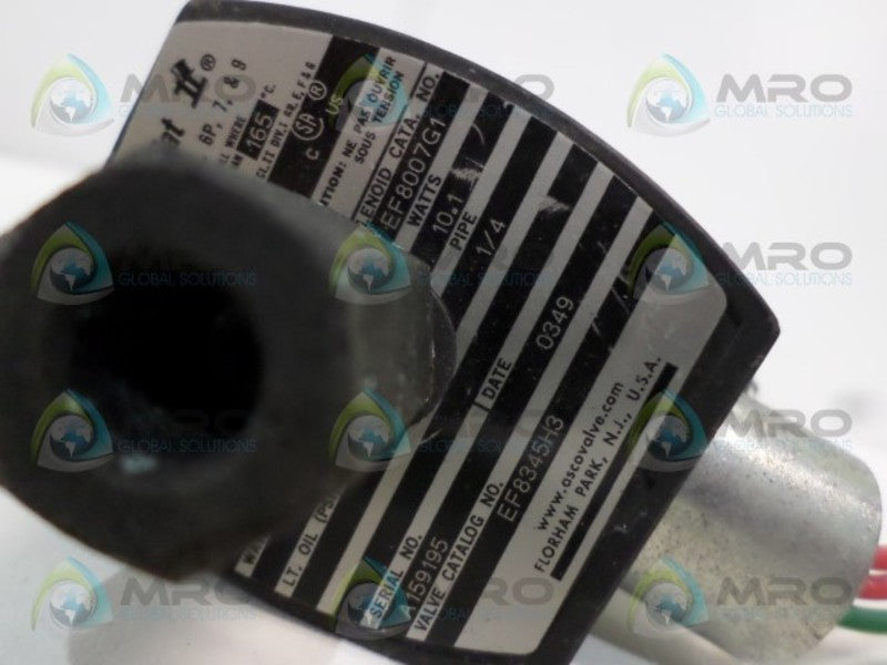 ASCO EF8345H3 SOLENOID VALVE UNMP