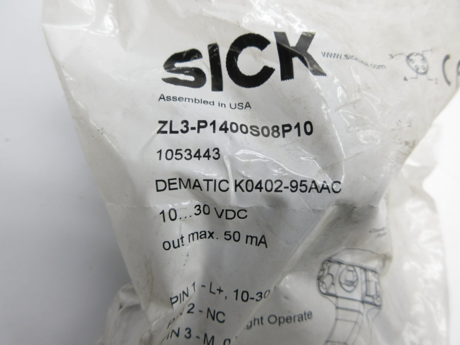 SICK ZL3-P1400S08P10 1053443 10-30VDC NSMP
