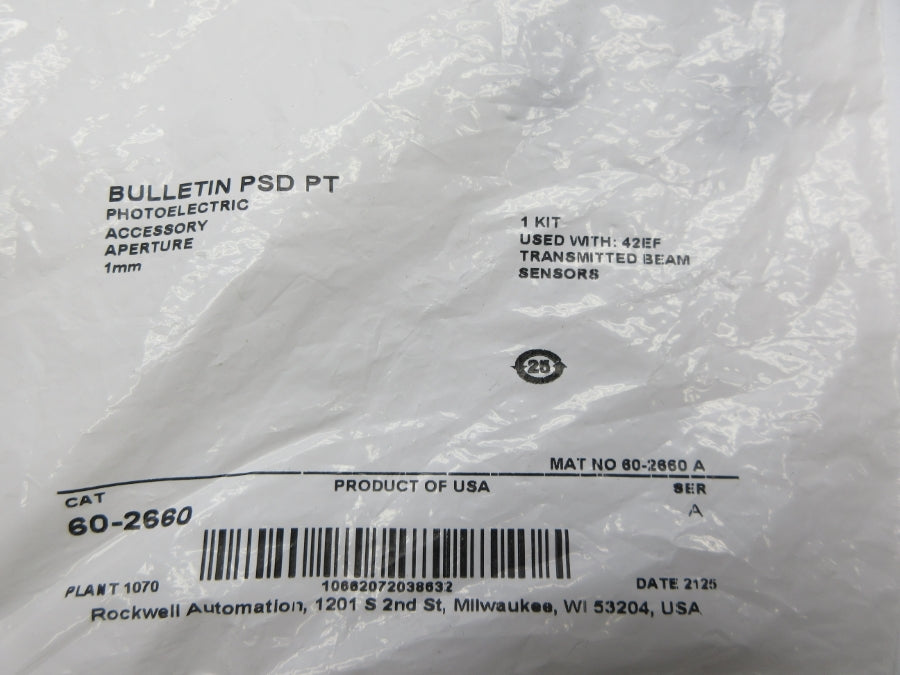 ALLEN BRADLEY 60-2660 SER. A NSMP