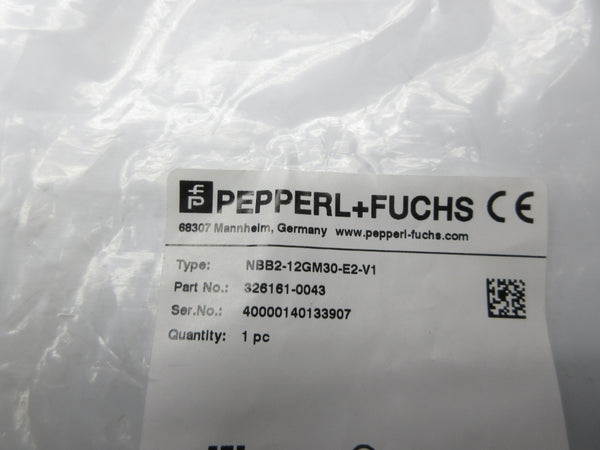 PEPPERL+FUCHS NBB2-12GM30-E2-V1 326161-0043 NSMP