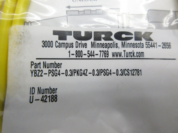 TURCK YBZ2-PSG4-0.3/PKG4Z-0.3/PSG4-0.3/CS12781 U-42188 NSMP